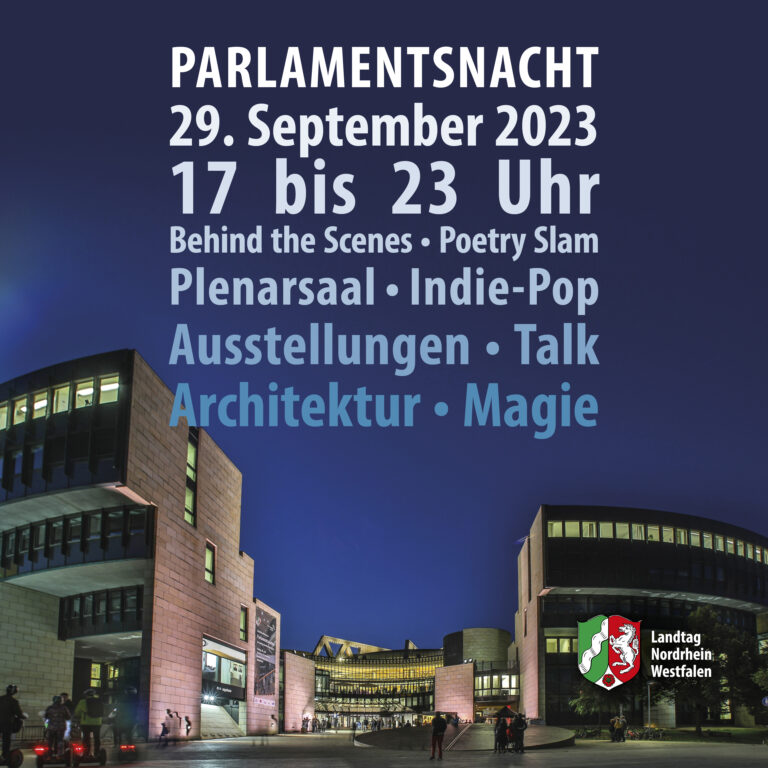 Einladung zur Parlamentsnacht: Landtag macht die Nacht zum Tag