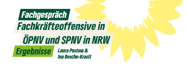 Ergebnisse des Fachgesprächs zur Fachkräfteoffensive in ÖPNV und SPNV in NRW