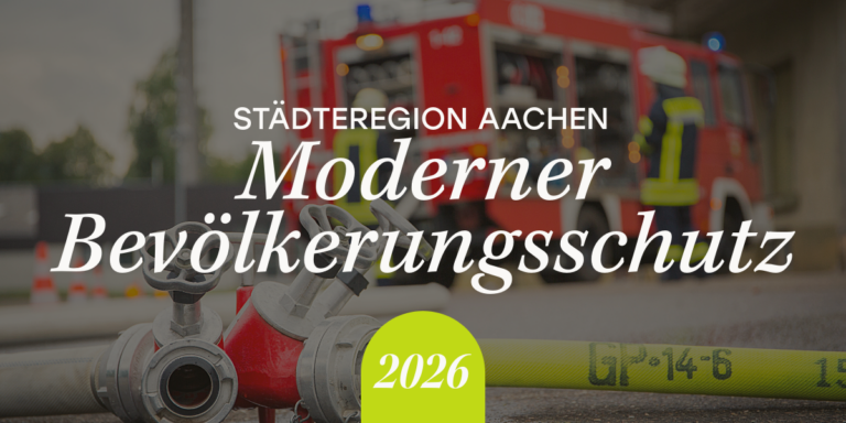 Bevölkerungsschutz in der StädteRegion Aachen modern aufgestellt